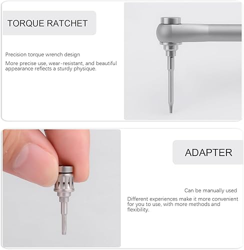 Miniatura 5 de Kit de prótesis universal de trinquete de llave dinamométrica de implante colorido 10-70NCM con destornillador 16pcs