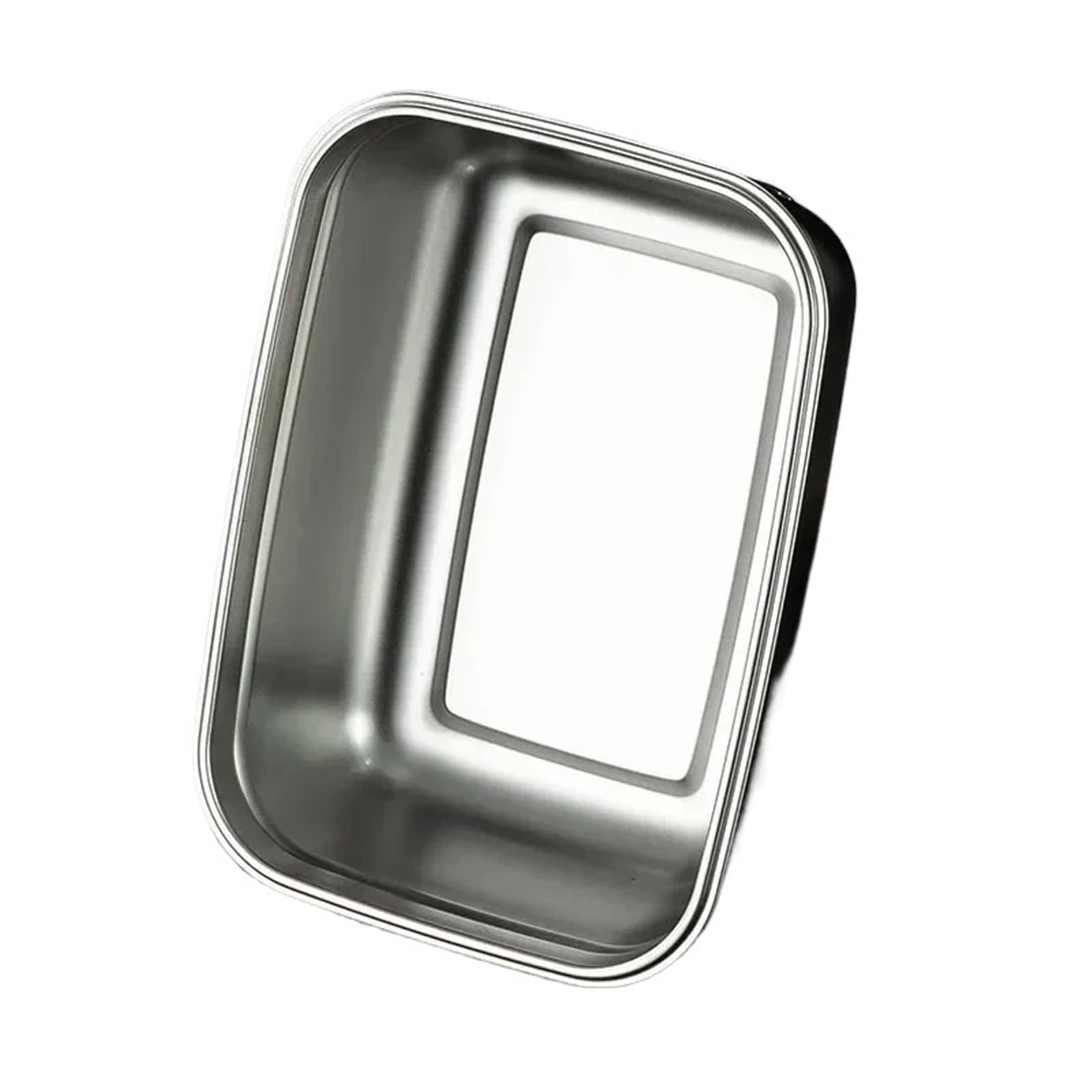 UBOHUZ 6PCS Stainless Steel Lunch Bento Box Family Refrigerator Food Storage Containers Portable Outdoor Boxes Container Sets(Silver-850ml)