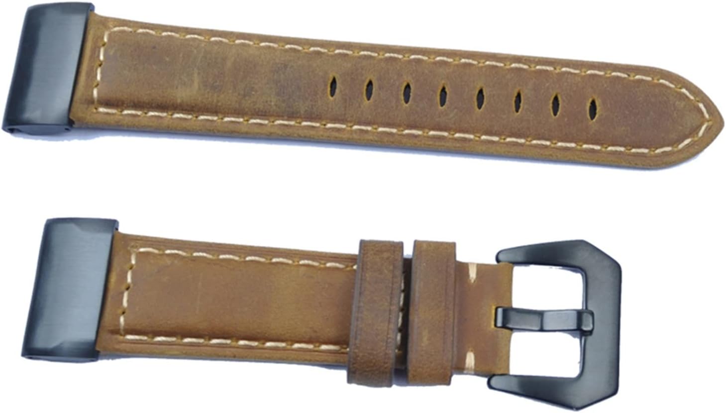 Quick Fit Watch Band Strap for Garmin Fenix 7X 7 7S 6X 5X 3 3HR Watch Easyfit Wristband (Color : Brown, Size : Fenix 7)