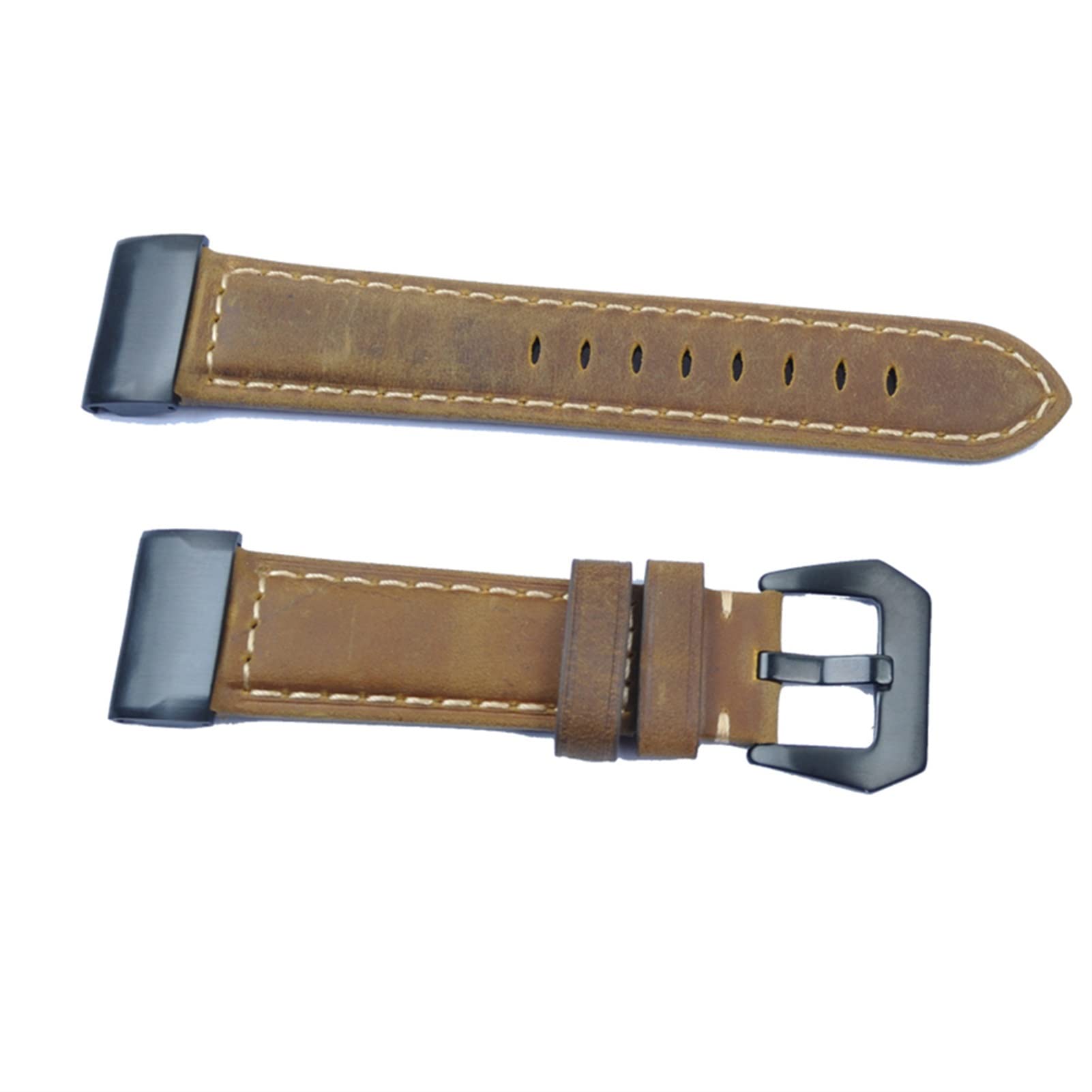 Bracelet pour montre Garmin Fenix 7X résistant anti irritation marron