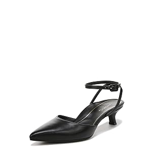 Vionic Womens Primrose Jacynda Strappy Kitten Heel- Supportive Ladies Dress Ankle-Strap Heels That Include Three-Zone Comfort with Orthotic