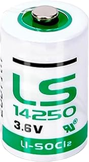 LS14250 (1 Pack) 1/2 AA 3.6v PLC Automatic Industrial Control Equipment NC Machine Meter Gas Meter Probe Lithium Battery LS14250 (1 Pack)