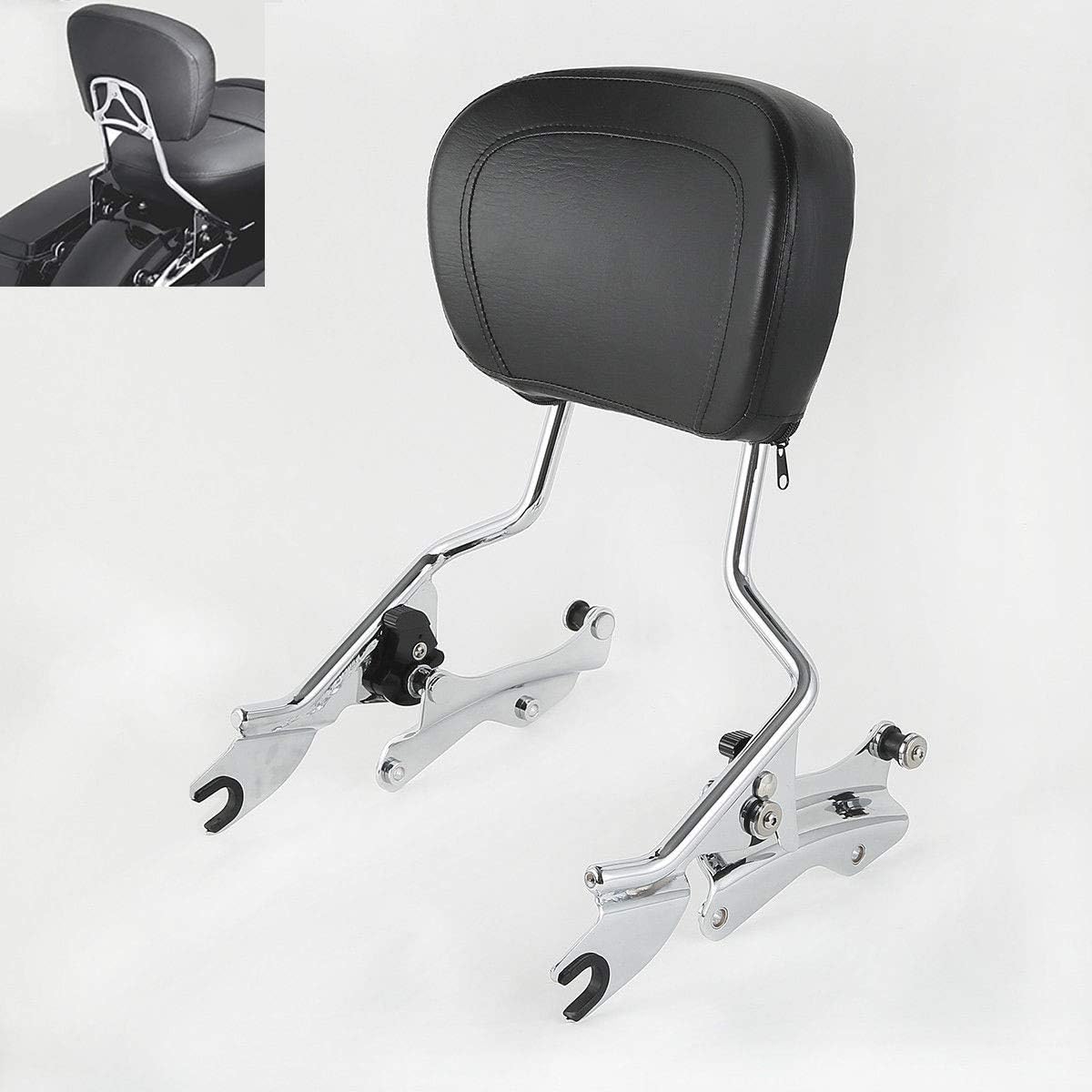 TCMT Detachable Passenger Backrest Sissy Bar With 4 Point
