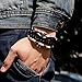 Men's 3Pcs Punk Style Bracelet Wood Beads Knitted Leather Wax Rope Cuff Popular