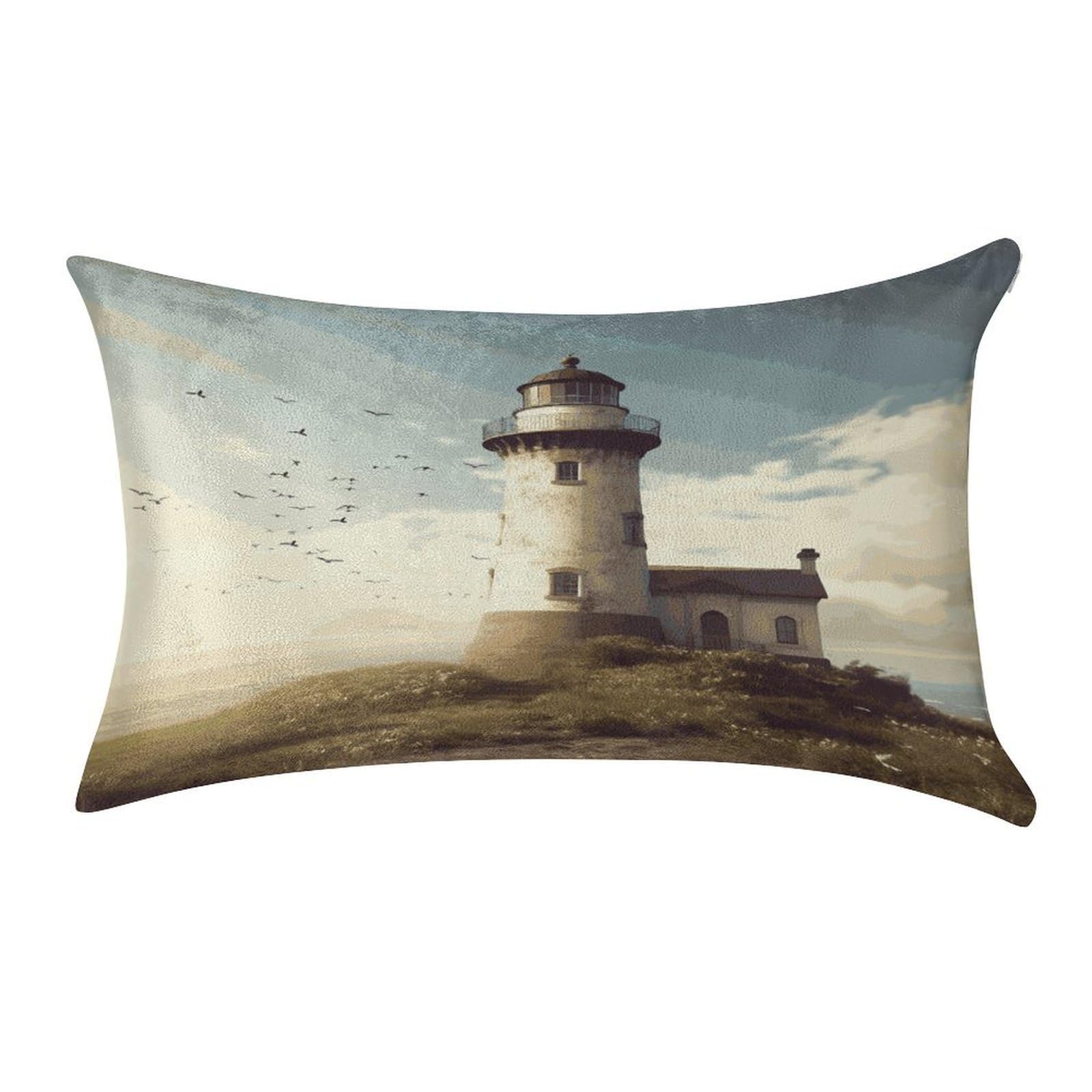 Fekiloot Style Old Lighthouse Pillow Covers Home Decor Pillow Cases