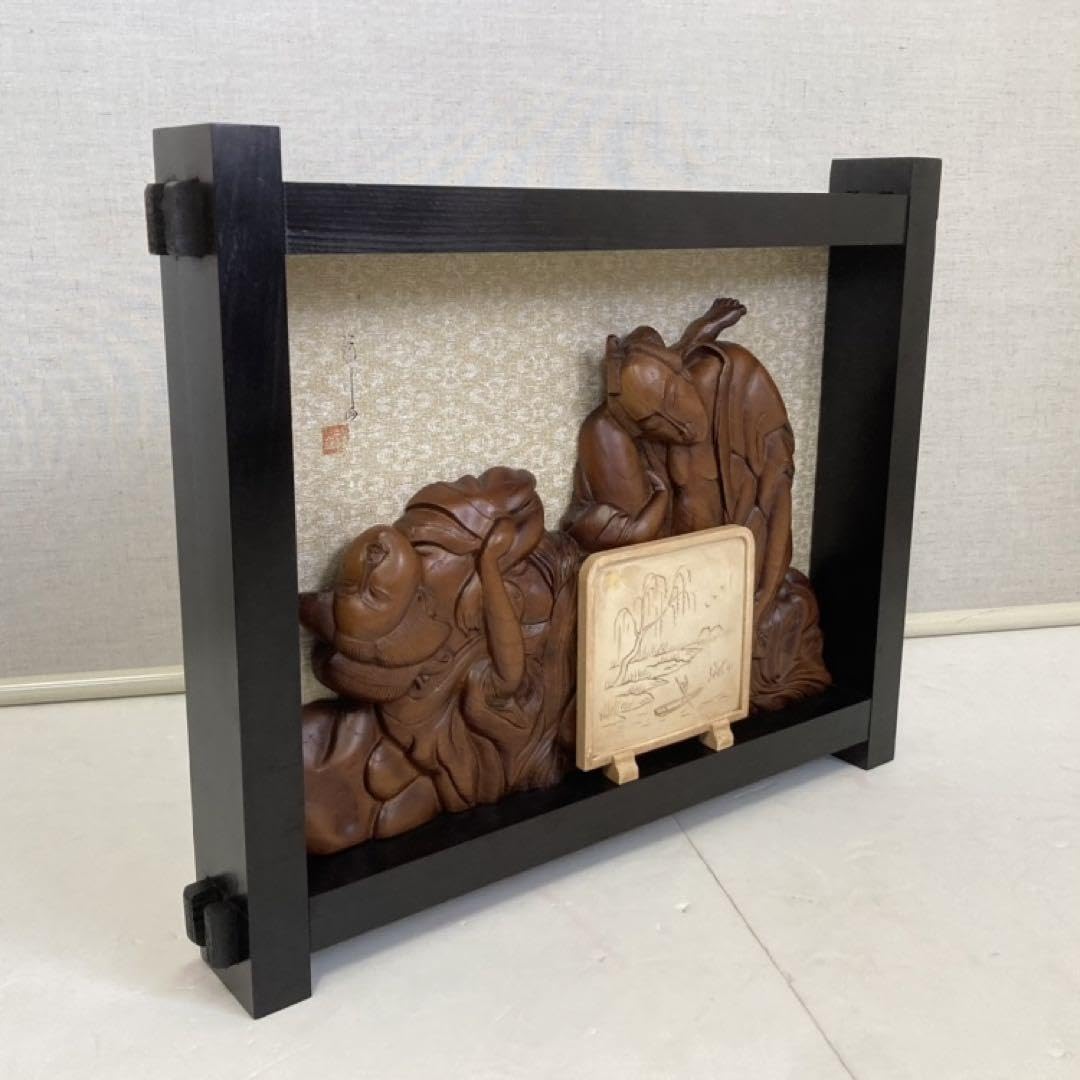 Amazon.co.jp: 春画 木製 木彫り 彫刻 浮世絵 工芸品 芸術 和風