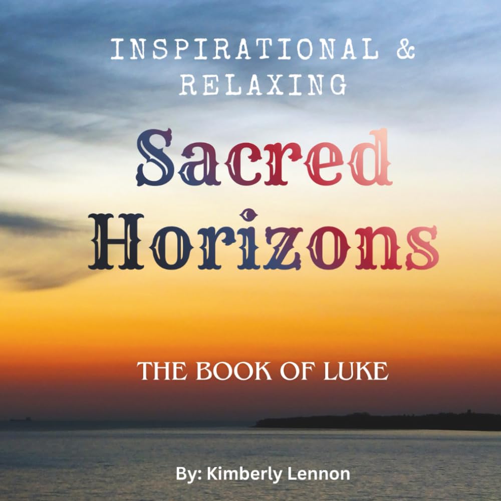 Sacred Horizons: Inspirational & Motivational Scripture Coloring Book for Adults