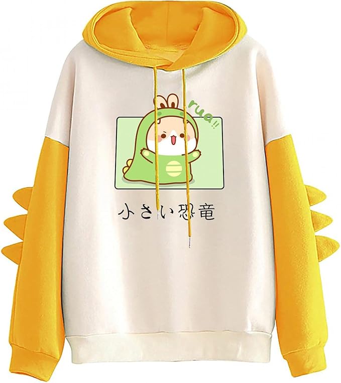Graphic Hoodies for Womens Cute Hooded Teens Girls Animal Cosplay Hoody