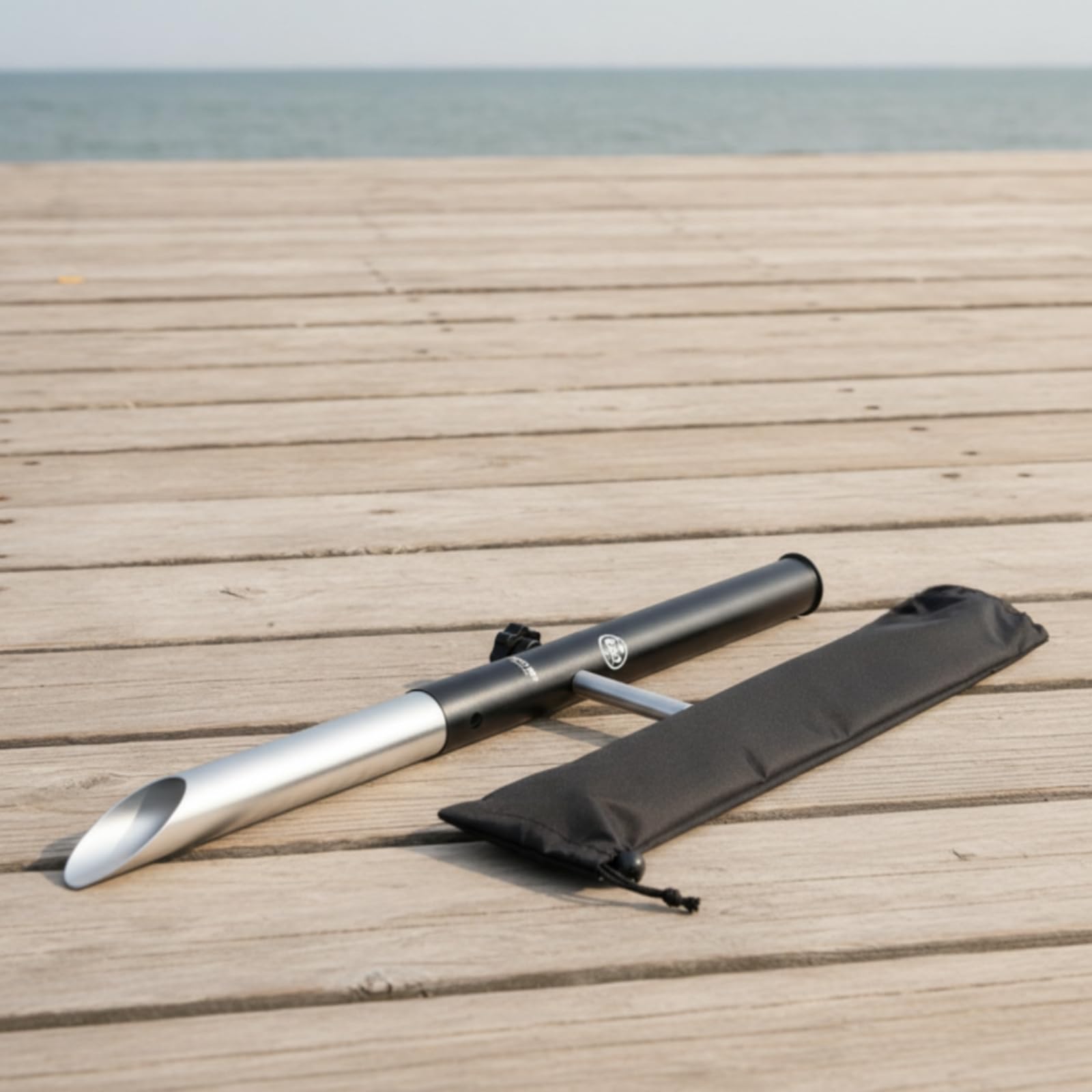 Reggicanna da Pesca con Picchetto Resistente Supporto Salvaspazio per Spiaggia