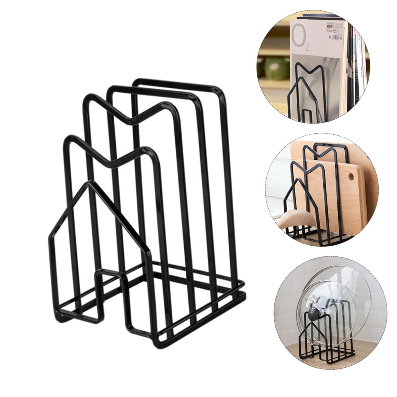Soporte Para Tapa Sarten Estante Para Guardar Tapas Organizador Para Cubiertos