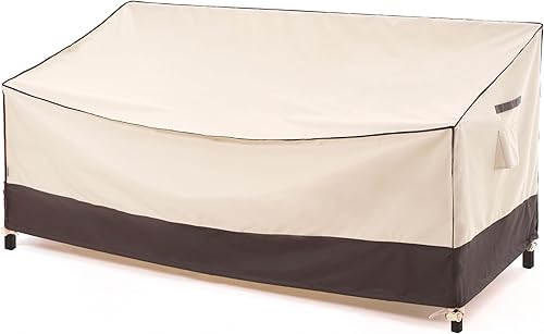 Miniatura 10 de F&J Outdoors Funda para Sofá de Patio Extra Grande de Servicio Pesado Impermeable Anti-UV para Muebles, 92 pulgadas de ancho x 42 pulgadas de