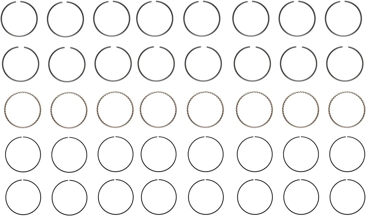 ENGINETECH R42558-STD CAST PISTON RINGS (5/64" 5/64" 3/16") compatible with 1970-1990 CHEVROLET BBC 7.0L 427 7.4L 454/1959-1971 DODGE CHRYSLER 6.3L 383 7.0L 426