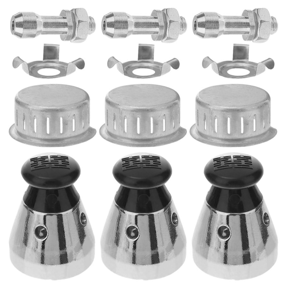 Repuestos para Olla de Presión de Aluminio de 12 Piezas con Válvula de Alivio de Vapor para Cocina