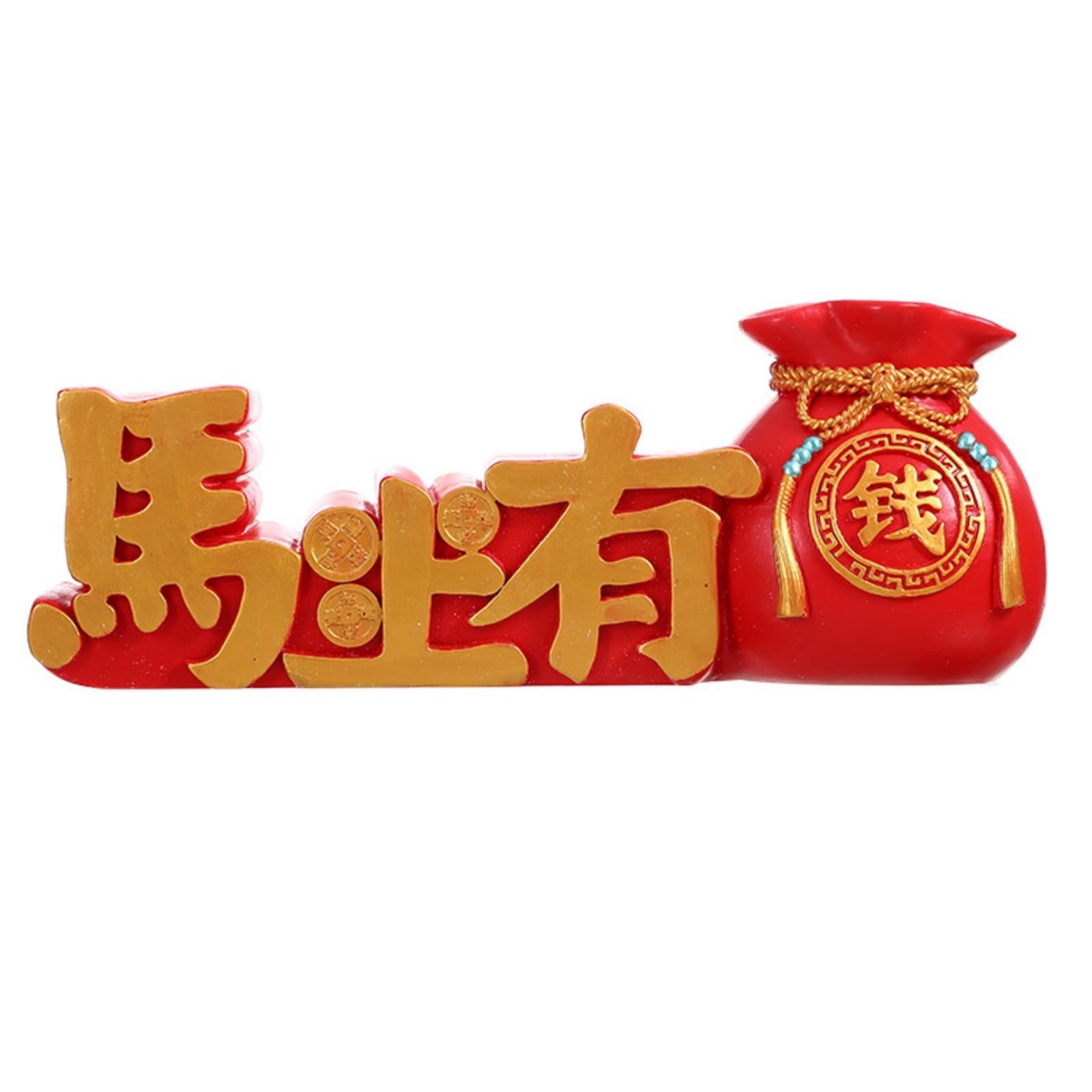 carotoe 2026 Years of the Horses Sculptures Resin Collectible Figurines Ornament for 2026 Chinese New Year Table Centerpieces Collections Figurines