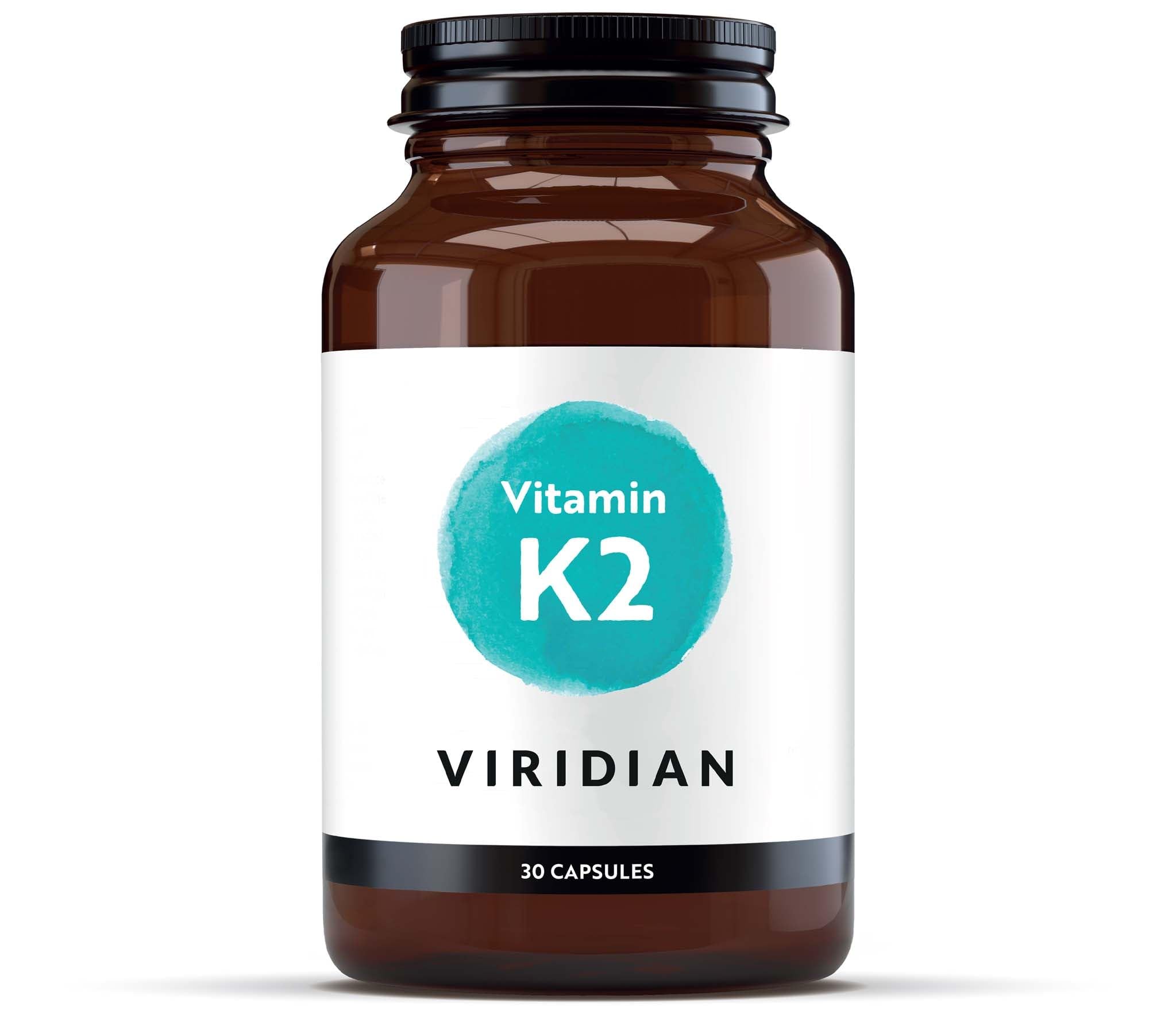 Viridian Vitamina K2-30 Cápsulas