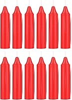 Vista 25 de Juego de 20 velas cónicas de color sólido, velas de cera de parafina sin goteo de 4 pulgadas con mecha de algodón, ideal para bodas, shabat