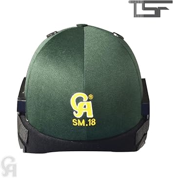 CA SM-18 Cricket Batting Helmet Head Guard Green
