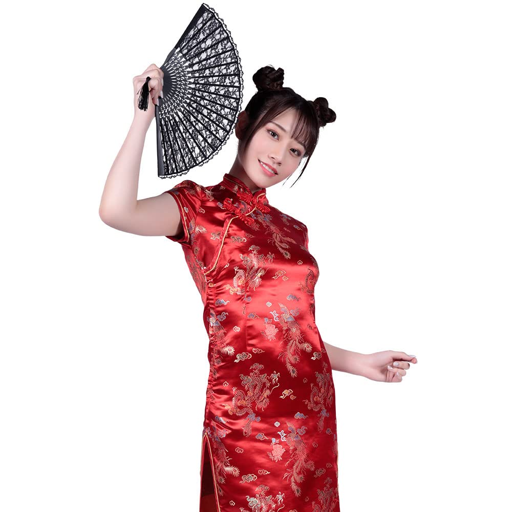 Amazon.co.jp: [Be With] 攻めるチャイナ服 ロング レッド 赤 Mサイズ