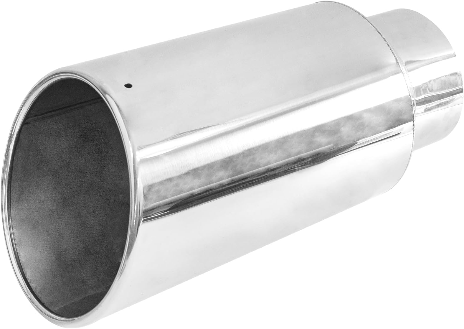 Gift2u 2.5 Inch Stainless Steel Exhaust Tip - Golden, Bolt-On, High Polished Finish - View #5