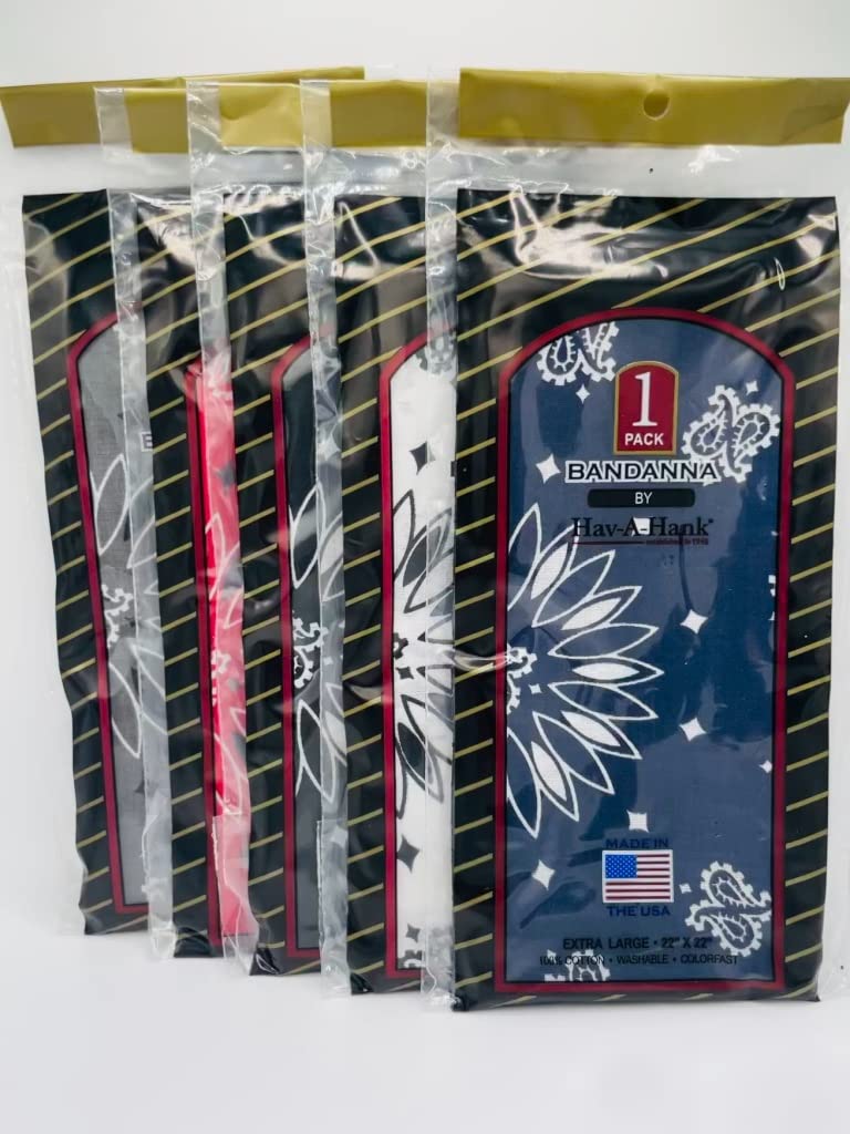 Amazon.com: Hav-A-Hank Paisley Bandana 100% Cotton/USA Made 22