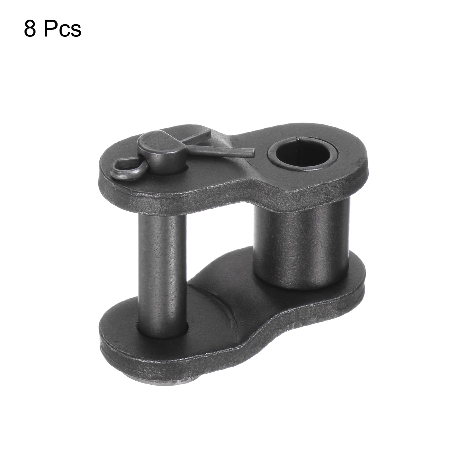 QUARKZMAN 8pz 16B-1 Catena Offset Mezzo Ring Rullo 25,4mm Passo Catena Acciaio al Carbonio per 16B-1 Catena