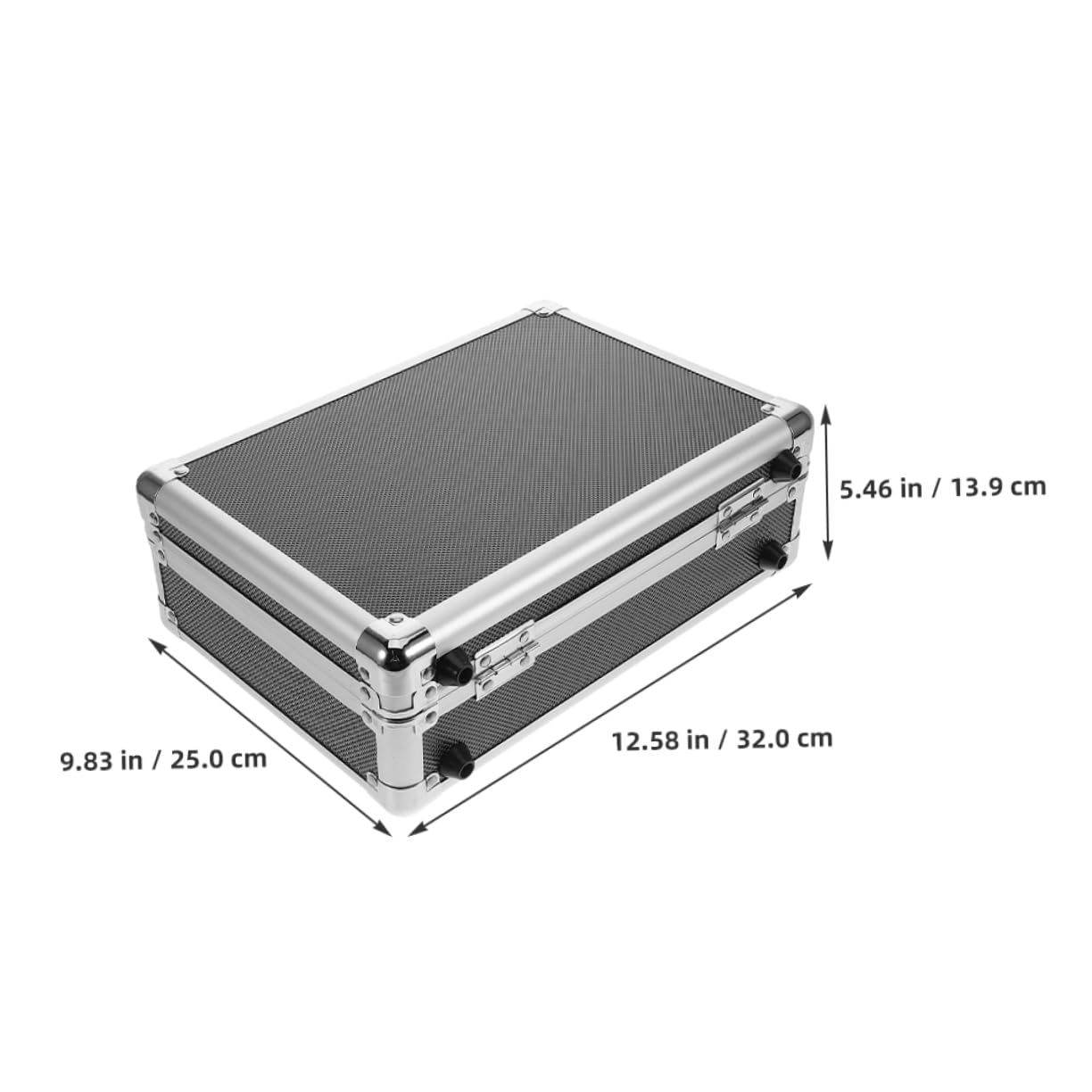 Cassetta Porta Attrezzi in Lega Di Alluminio Con Maniglia Organizzatore Di Attrezzi Portatile Per Casa Ufficio e Viaggi Scatola Per Organizzazione Degli Utensili