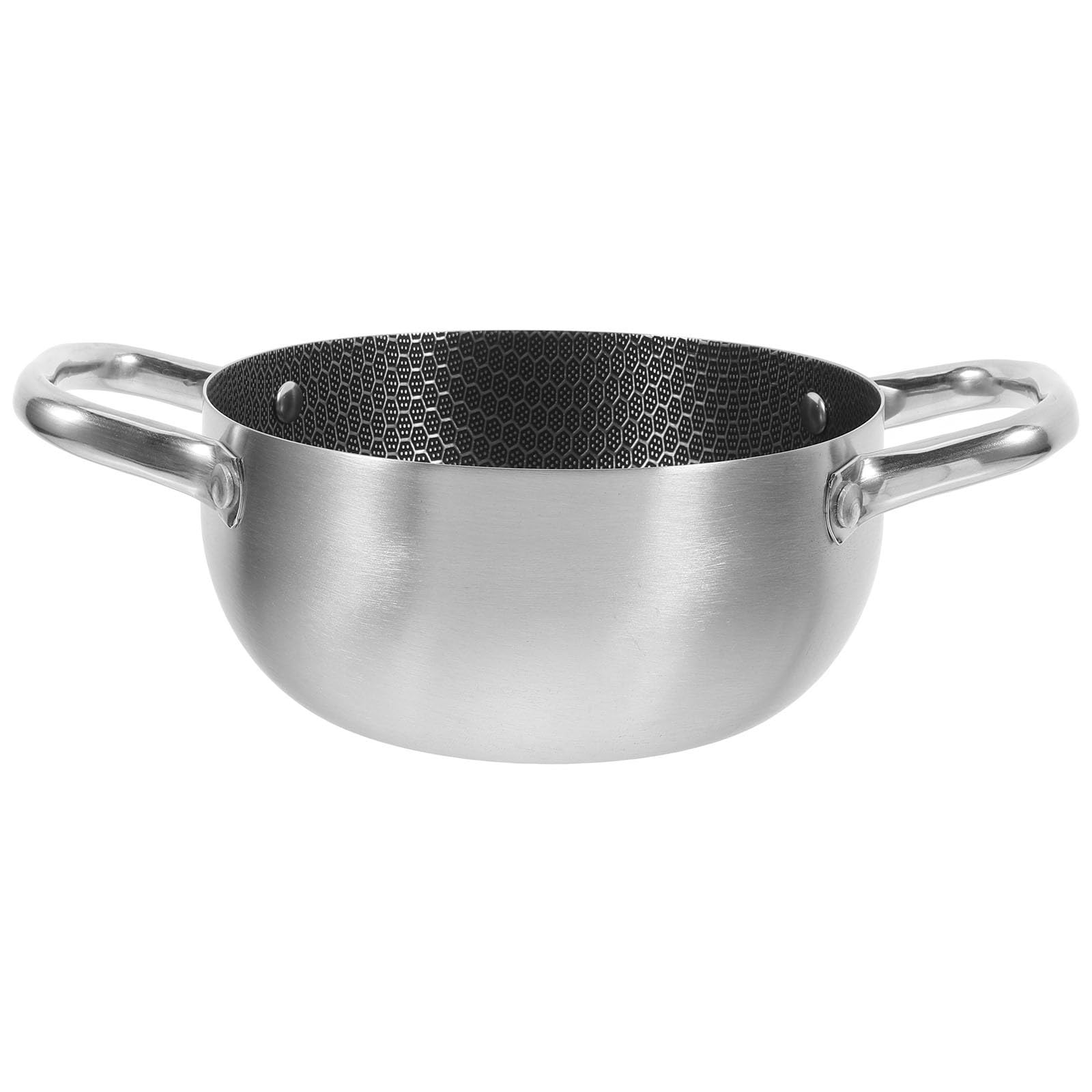 Casserole hexagonale en acier inoxydable 18/10 pour soupe et friture maison