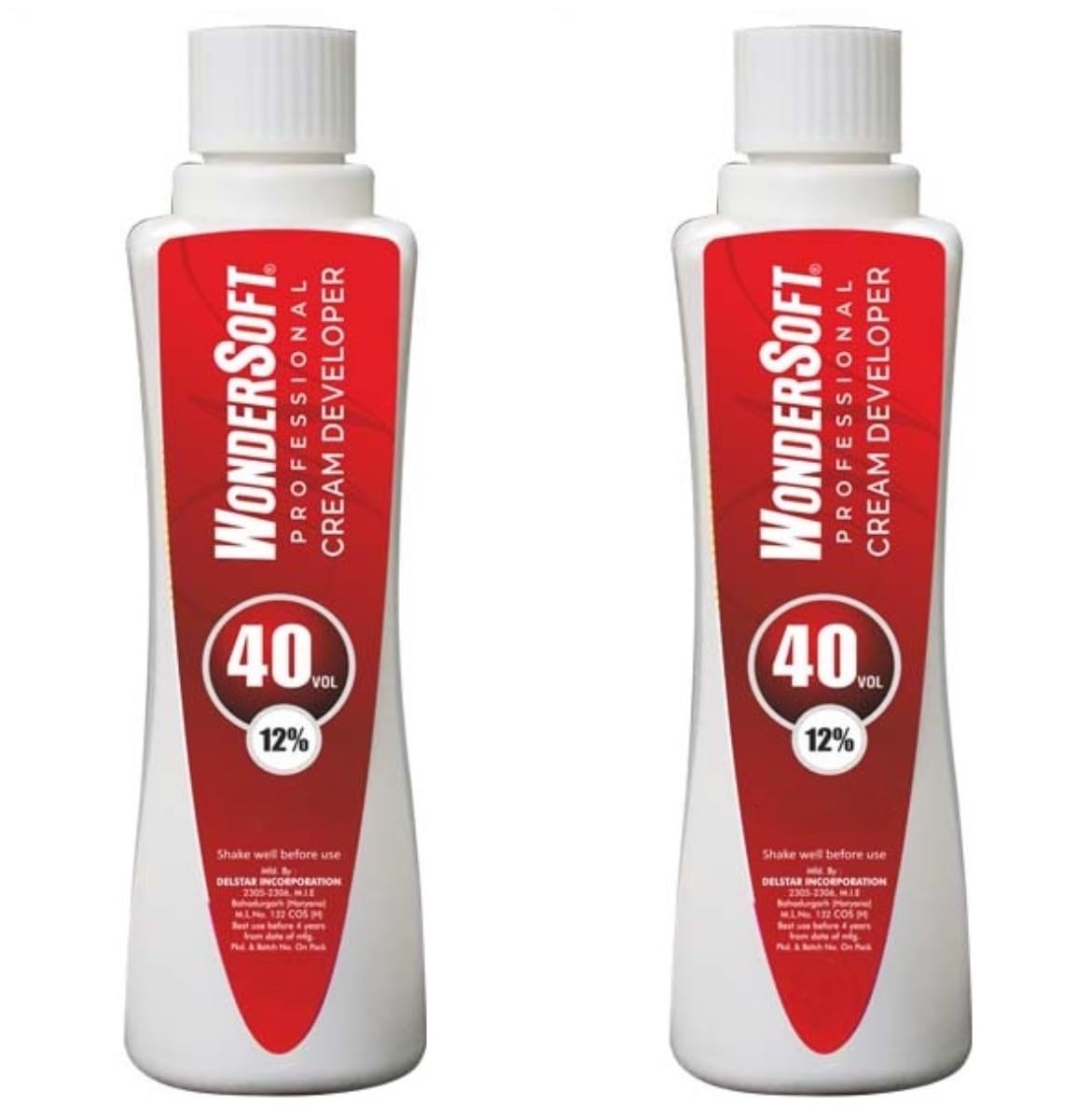 Professional Hair Cream Developer 40 Volume (12%) (500ml each) Pack of 2 (1000ml)