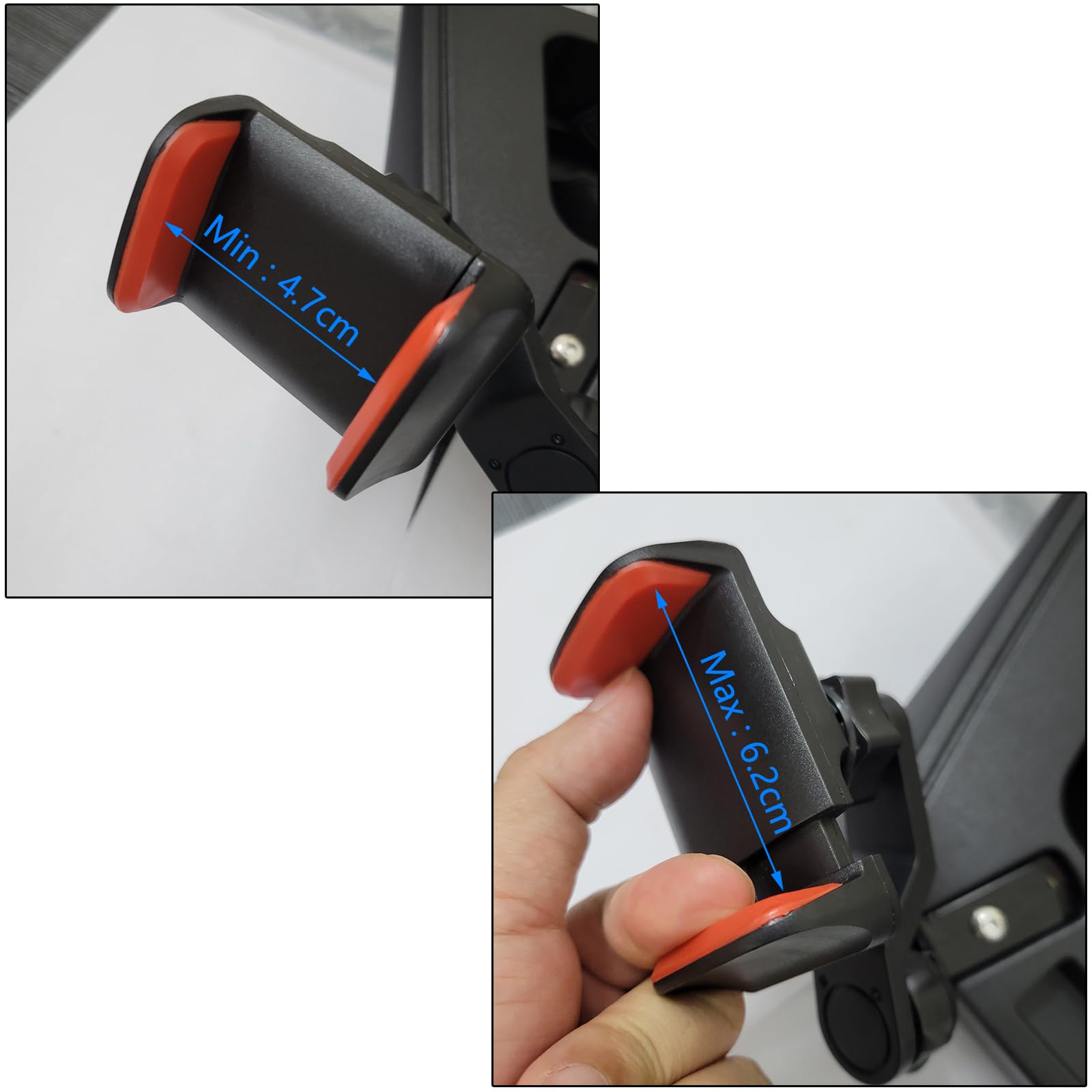 Young Wolf Support de téléphone multi-support pour tableau de bord avec bras d'extension en métal compatible avec Jeep Wrangler 2011-2017 JK JKU