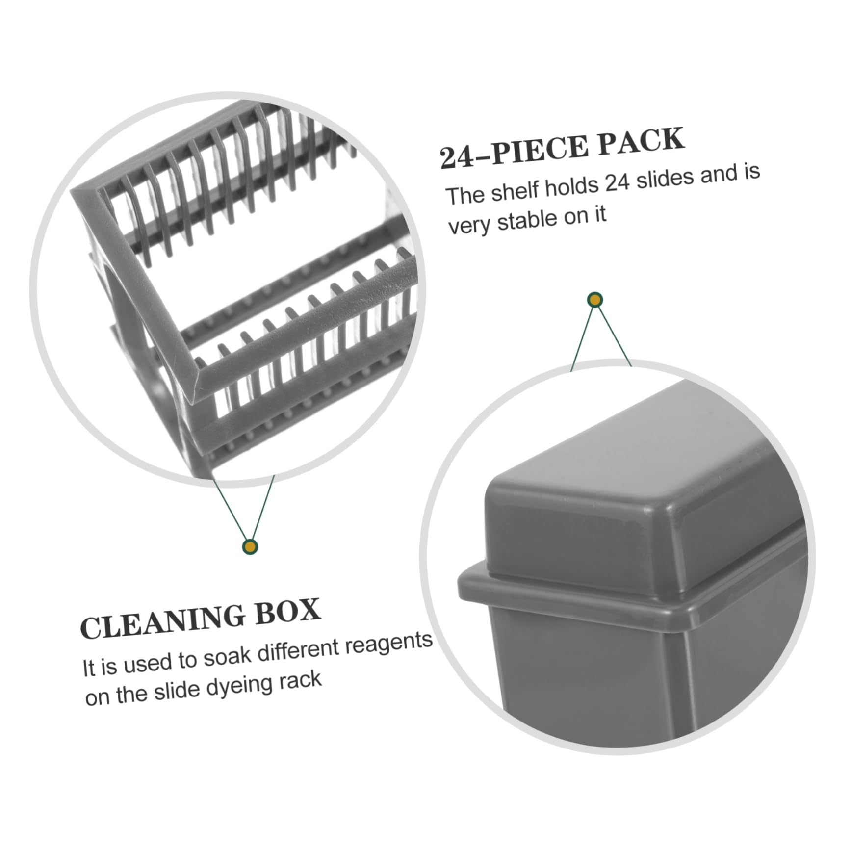 Slide Rack Specimen Microscope Slides Storage For Laboratory Staining ...