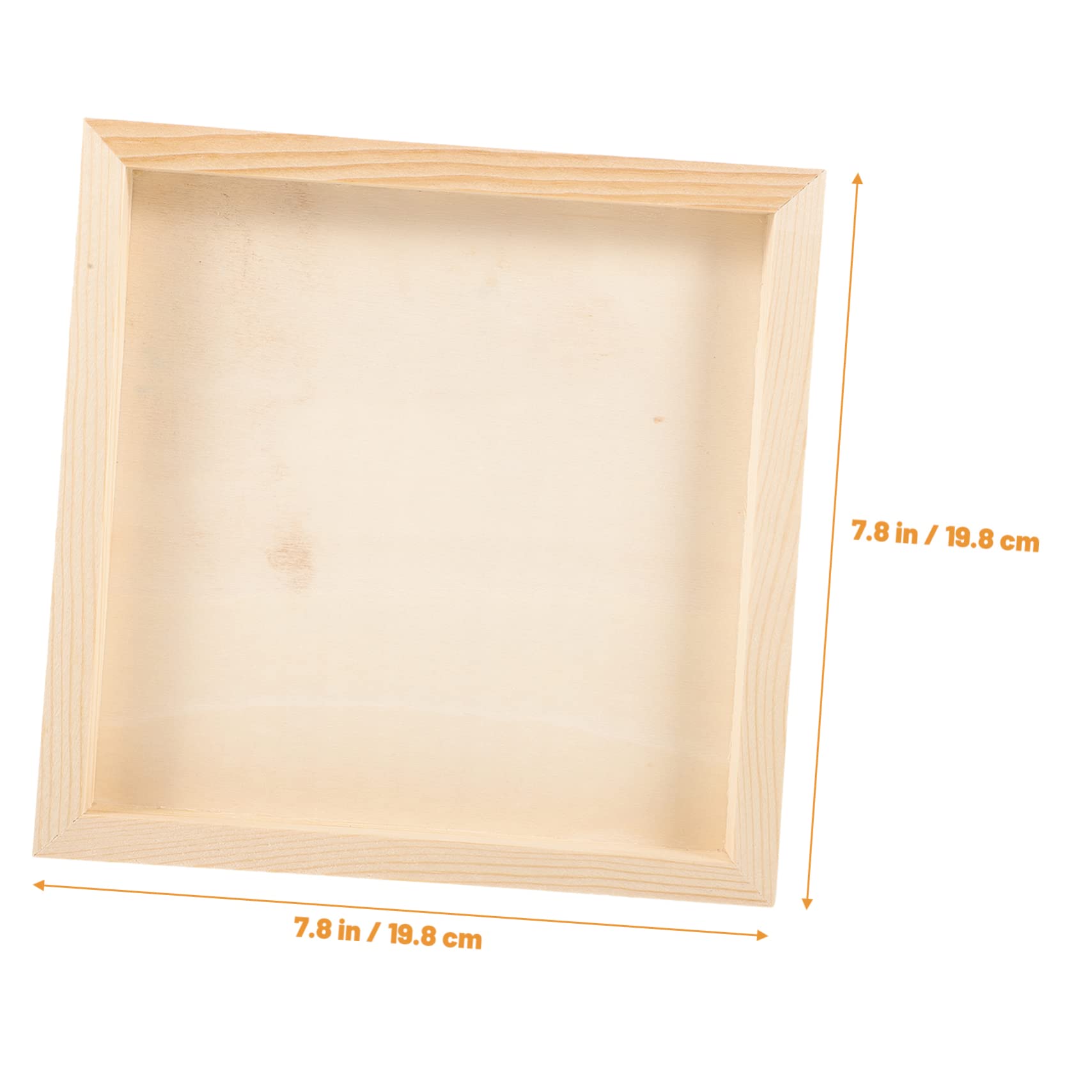 ULDIGI Clay Picture Frame Painting Frame Boys and Girls Art Frame Wood Material Simple Elegant Design for Children