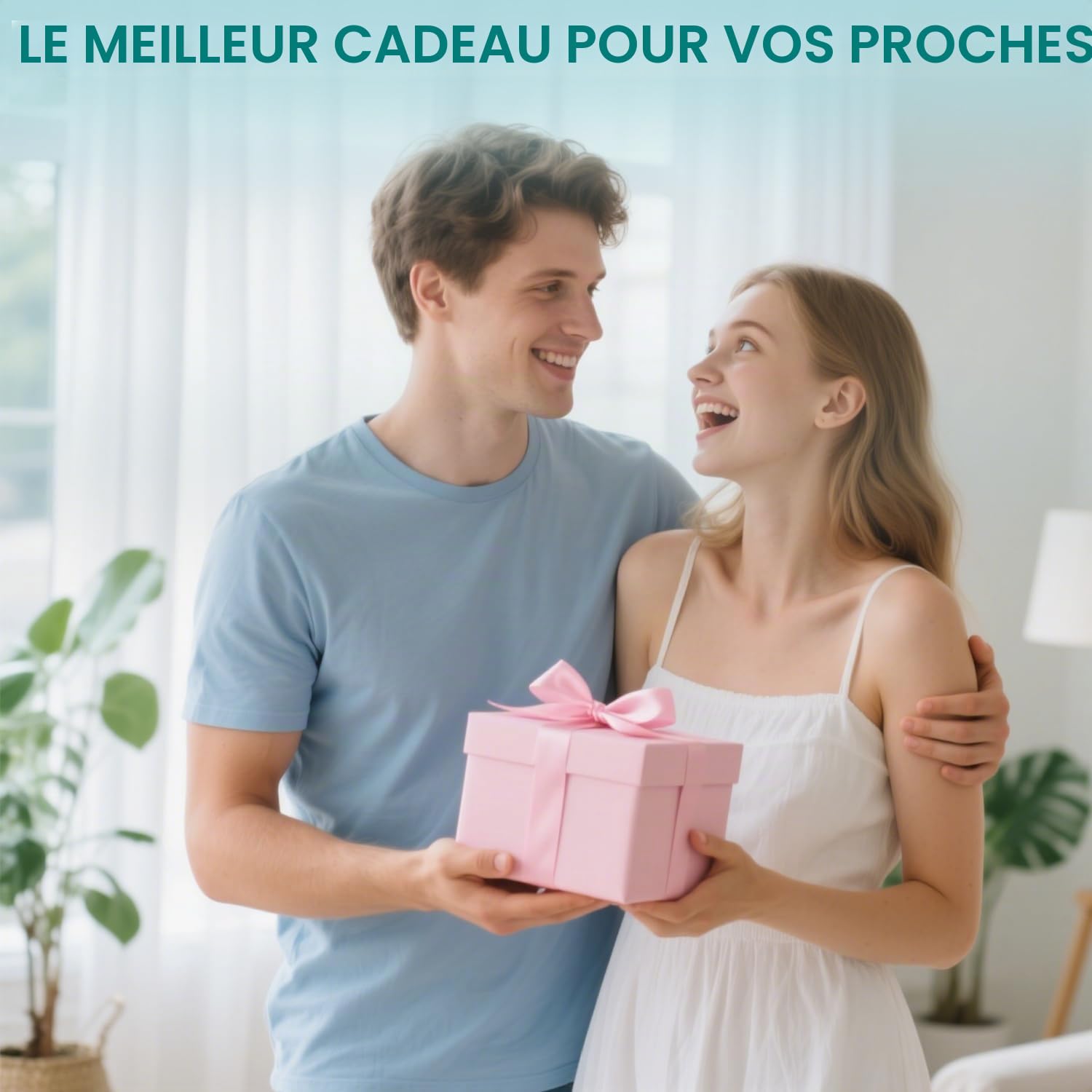 Masseur Jambes Sans Fil avec Chaleur et Compression Masseur de Mollets avec 3 Modes 3 Intensités Appareil de Massage pour Circulation Sanguine Drainage Lymphatique Relaxation Musculaire (1 Pièce)