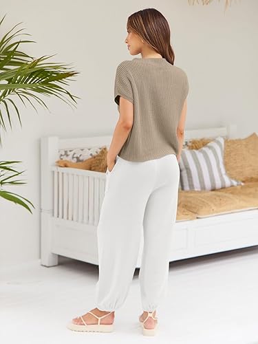 Miniatura 5 de LILLUSORY Conjuntos de 2 piezas de punto para mujer, conjuntos de sudadera de moda