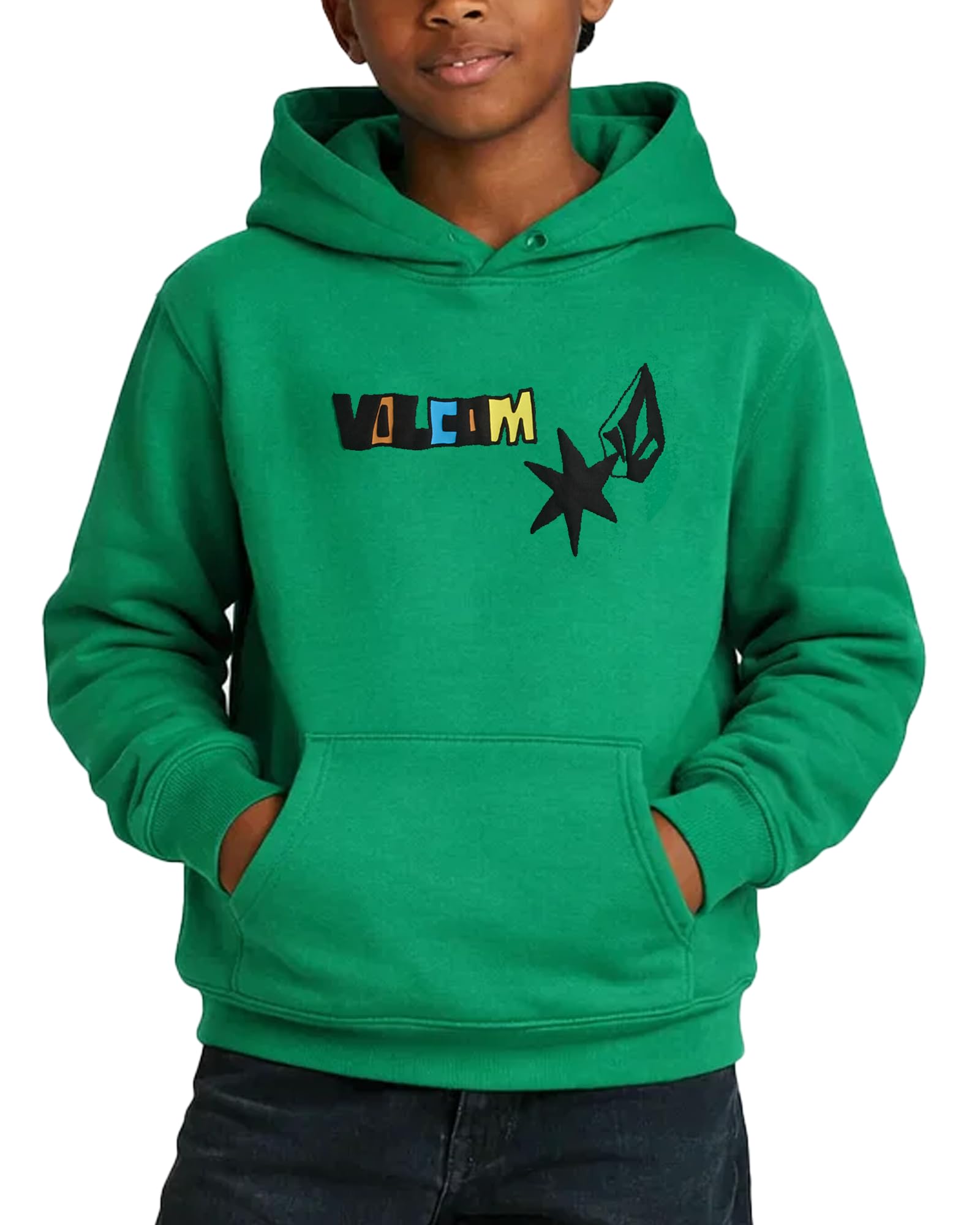 Volcom Boys Long Sleeve Pullover Graphic Hoodie Sweatshirt (8-20)