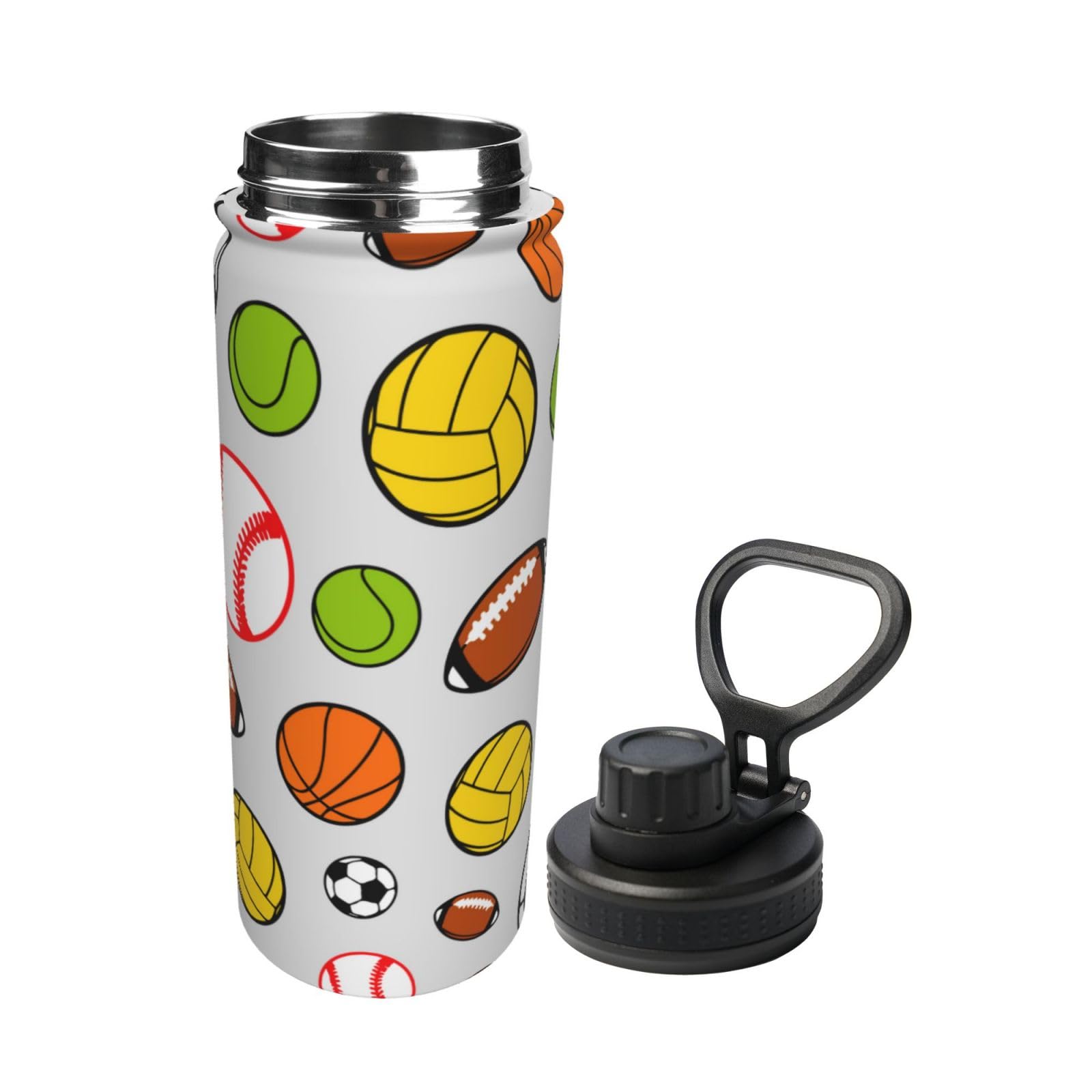 Amazon | 水筒 サッカーサッカー野球ボール スポーツボトル 大容量