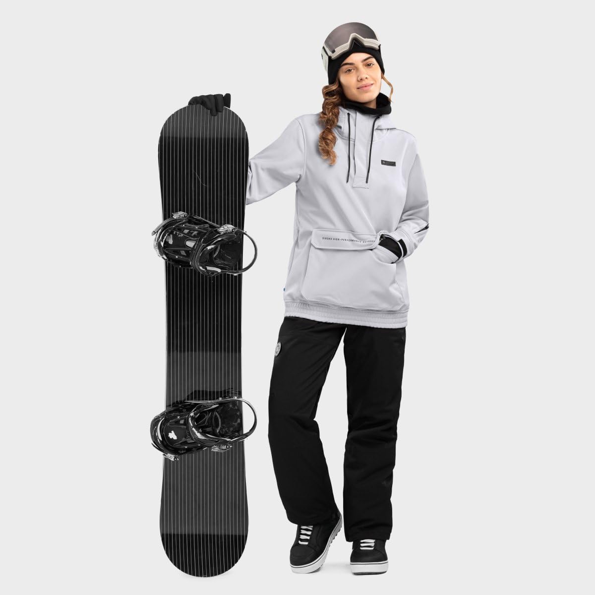 SIROKO Chaqueta para snowboard/esquí esquí y nieve W3-W Lhotse Gris