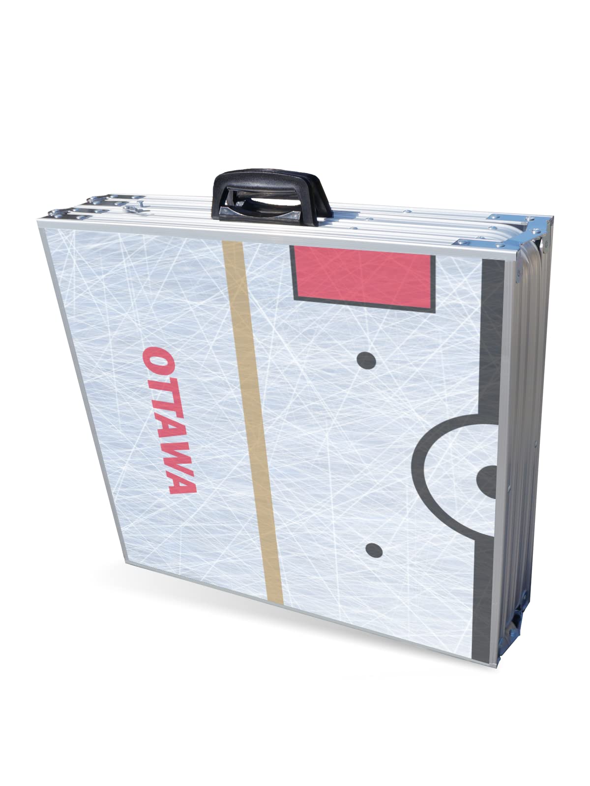 8-Foot Professional Beer Pong Table w/LED Lights - Ottawa Hockey Rink