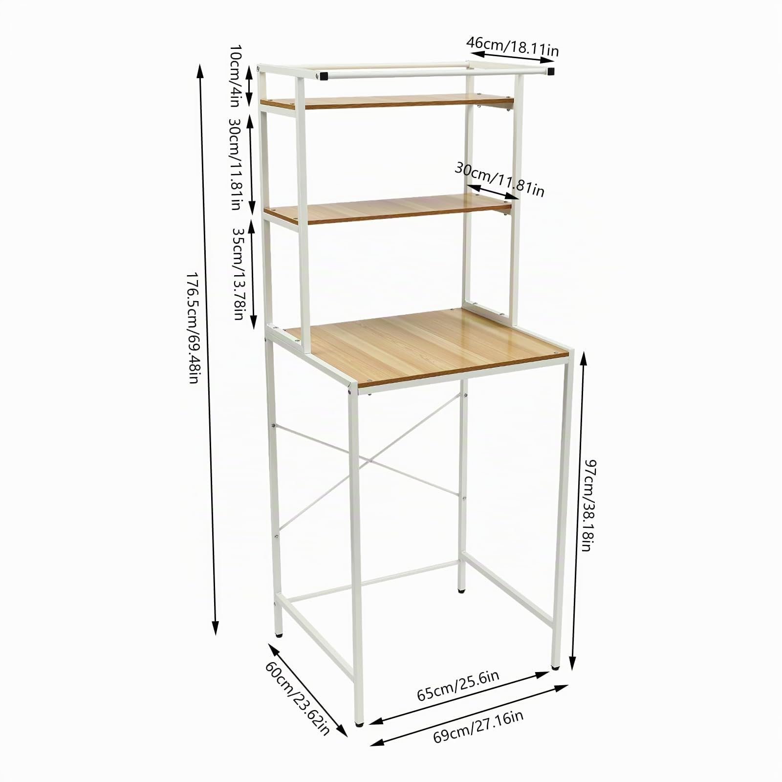 Waschmaschine und Trockner Aufbewahrungsregal, Standgestell Rack, Lagerregal, Platzsparende Organizer Rack, Modern Badezimmer Aufbewahrungsregal, Organizer, Waschmaschinenregal