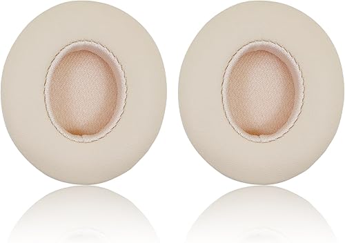 Almohadillas de repuesto para Beats Solo 2 y Solo 3 de Niukeke, almohadillas para auriculares con espuma viscoelástica de alta densidad, cuero