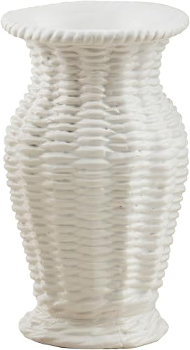 Woven Ceramic Vase, Bud, 5.5" x 3.25