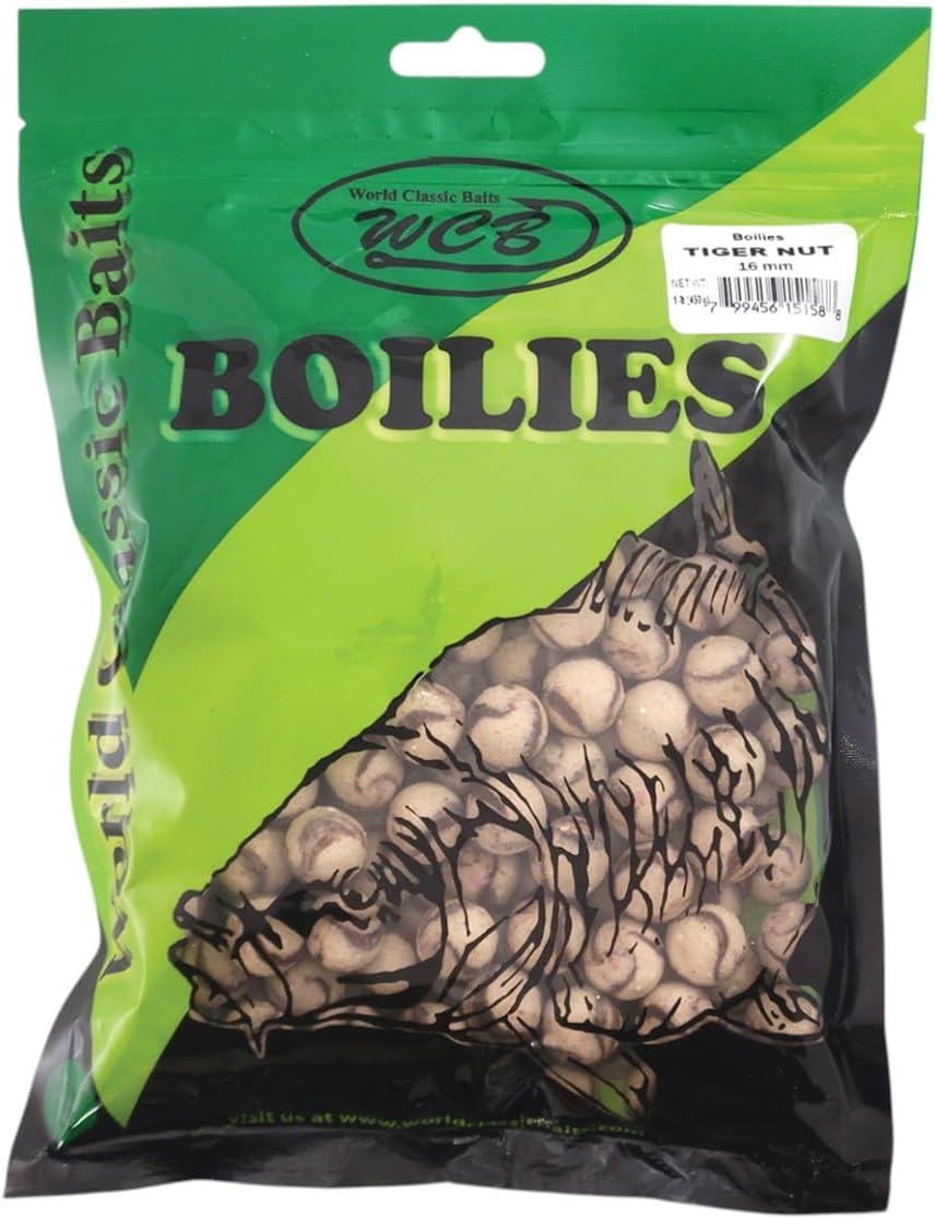 WCB Carp Baits High Protein Boilies 16 mm 1 lb Bag - Carp Bait - Ideal for Carp Fishing