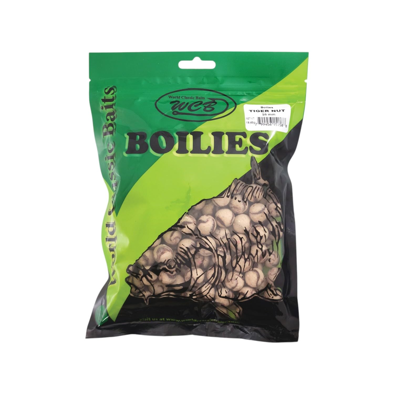 WCB Carp Baits High Protein Boilies 16 mm 1 lb Bag - Carp Bait - Ideal for Carp Fishing