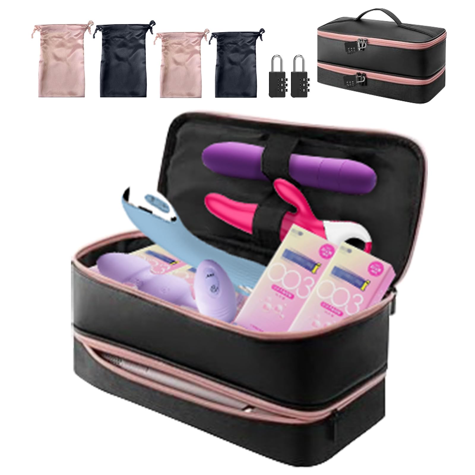 Amazon.com: Turesmith Sex Toy Storage Locking Bag 14