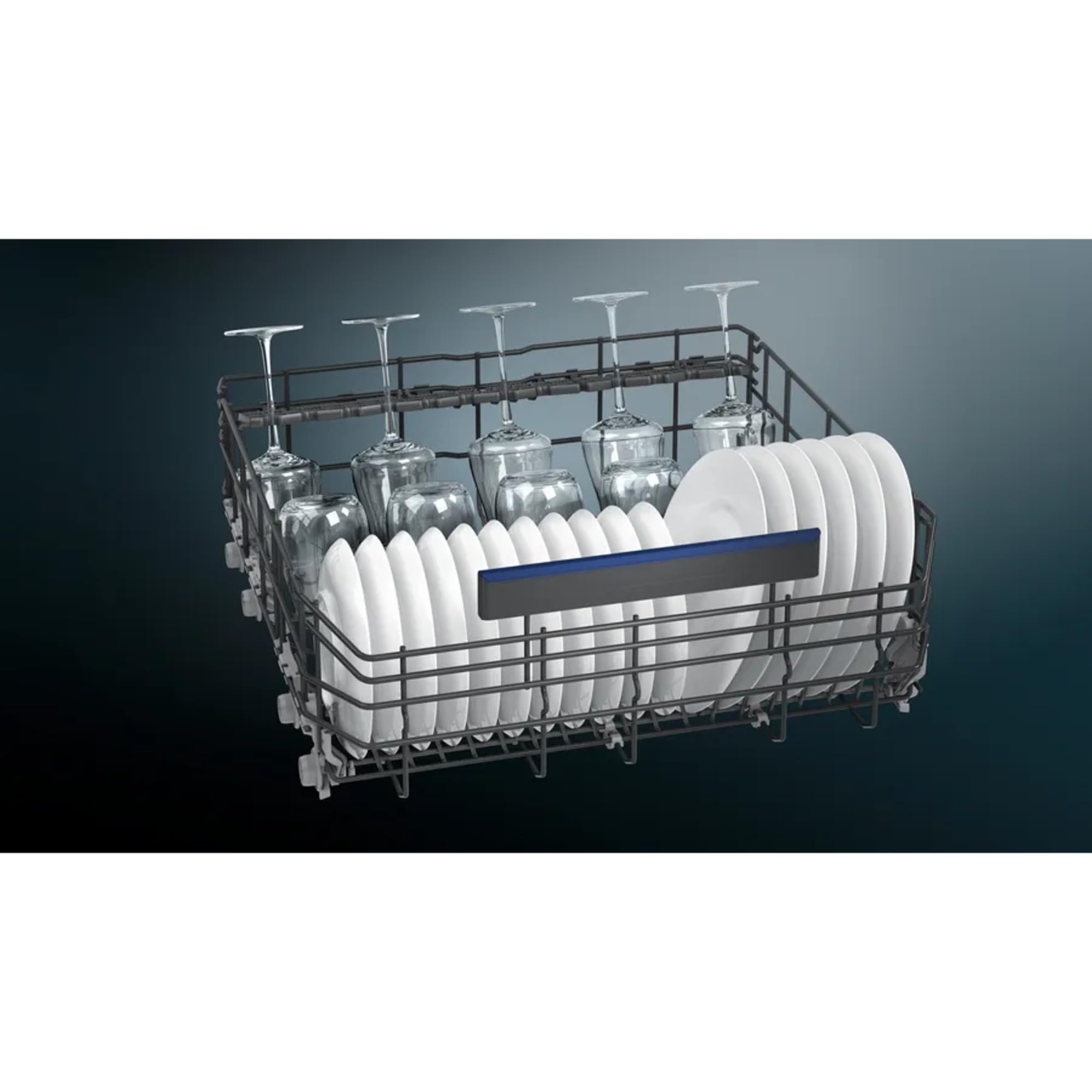 Siemens SX95EX12CE, iQ500 Smart Lavavajillas totalmente integrado, 60 cm, fabricado en Alemania, XXL, cajón de cubiertos, extra silencioso, VarioSpeed, AutoOpen Dry, GlassZone, VarioScharnier
