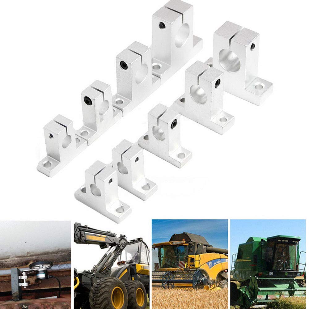 SK35 Lot de 4 supports linéaires en aluminium de 35 mm pour axe optique vertical