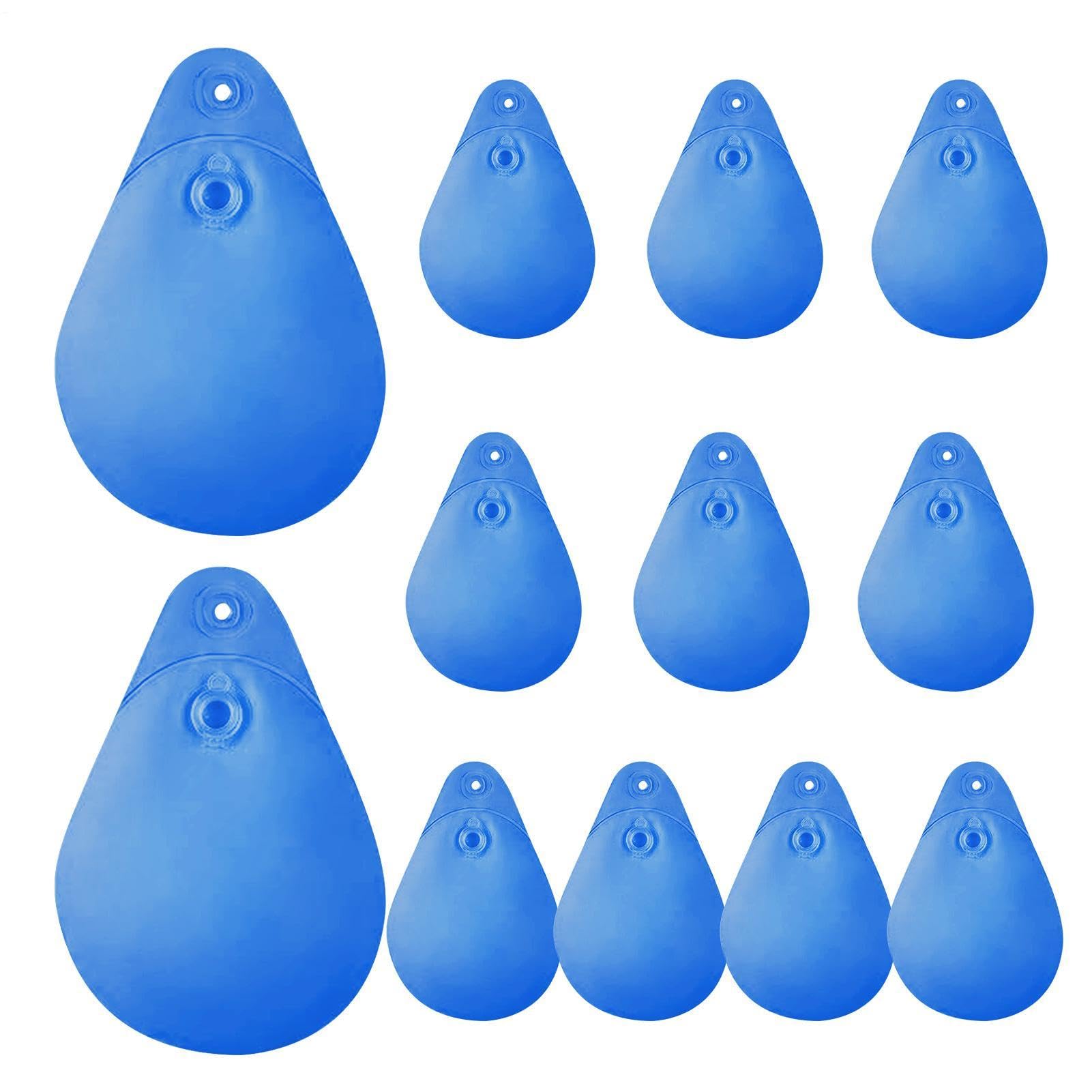 Pesas para cubierta de alberca, bolsas de agua gruesas resistentes | Anclajes de cubierta a prueba de fugas y viento | Accesorio duradero para piscina enterrada para bañera de hidromasaje