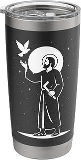 St Joseph the Worker Catholic Church Patron Saint Father Stainless Steel Insulated Tumbler