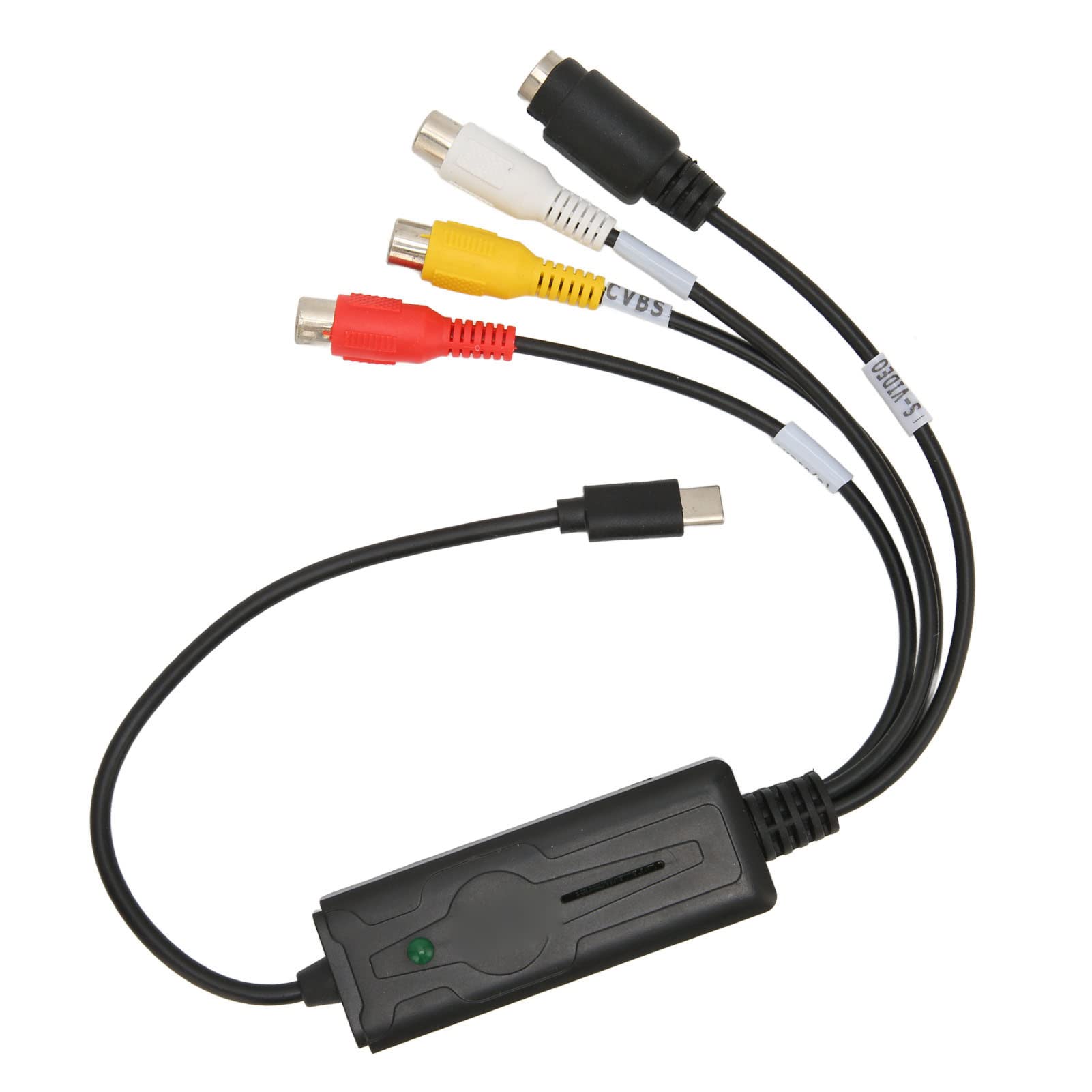 Keenso Type C 2.0 Sound Video Card for 10 8.1 8 7, Adjustable Sound Video Card to USB Converter Adapter for Web Conferencing-image-20