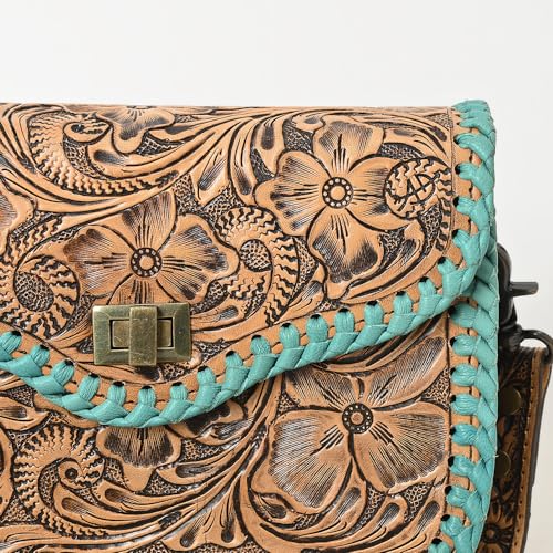 American Darling Crossbody Hand Tooled Genuine Leather Women Bag Western Handbag Purse | for Cute4