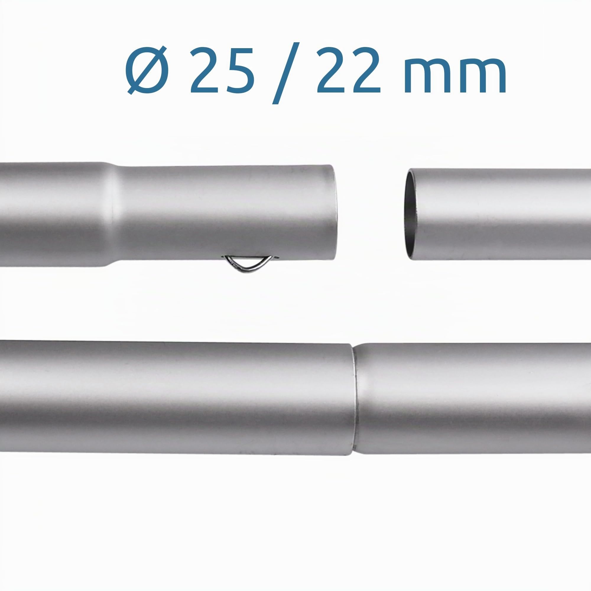 GEAR Roof Pole Set - Juego de 2 barras telescópicas con gancho para techo de aluminio (230-325 cm)